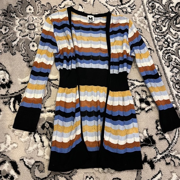 Gorgeous M Missoni Woven Cardigan Long Sleeve Black 40 (4) Blue Black Brown Gold,New Products : American Fashion Style Bags On Sale